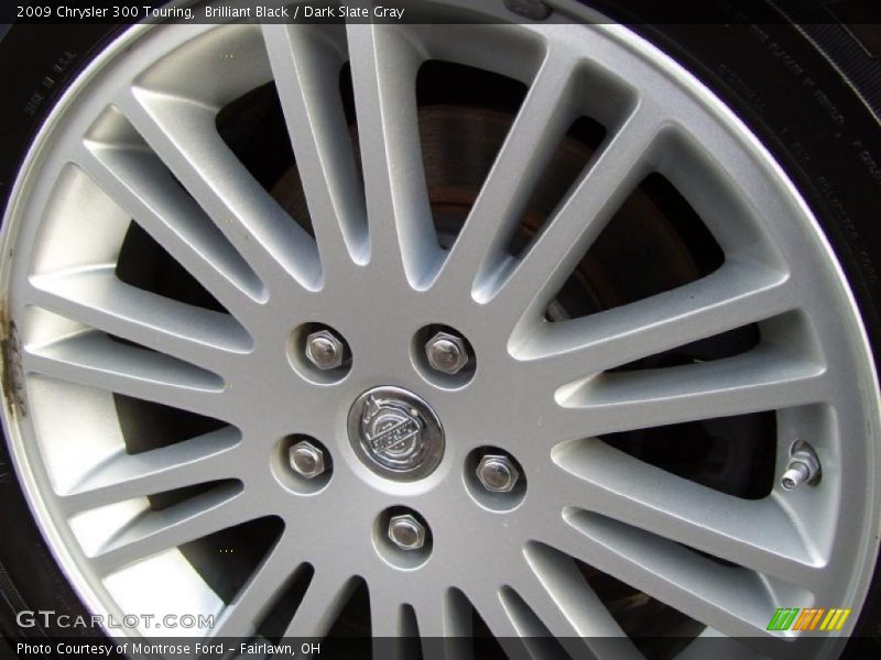 Brilliant Black / Dark Slate Gray 2009 Chrysler 300 Touring