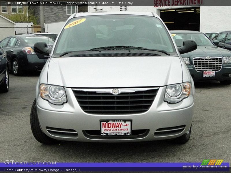 Bright Silver Metallic / Medium Slate Gray 2007 Chrysler Town & Country LX