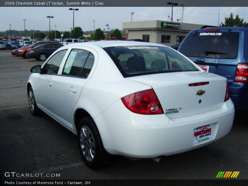 Summit White / Gray 2009 Chevrolet Cobalt LT Sedan
