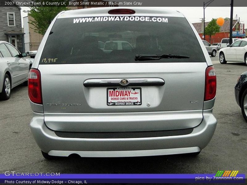 Bright Silver Metallic / Medium Slate Gray 2007 Chrysler Town & Country LX
