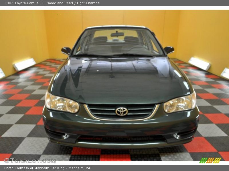 Woodland Pearl / Light Charcoal 2002 Toyota Corolla CE