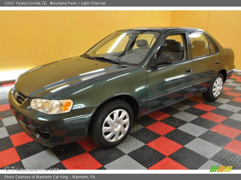 Woodland Pearl / Light Charcoal 2002 Toyota Corolla CE