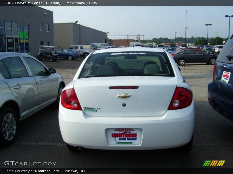 Summit White / Gray 2009 Chevrolet Cobalt LT Sedan