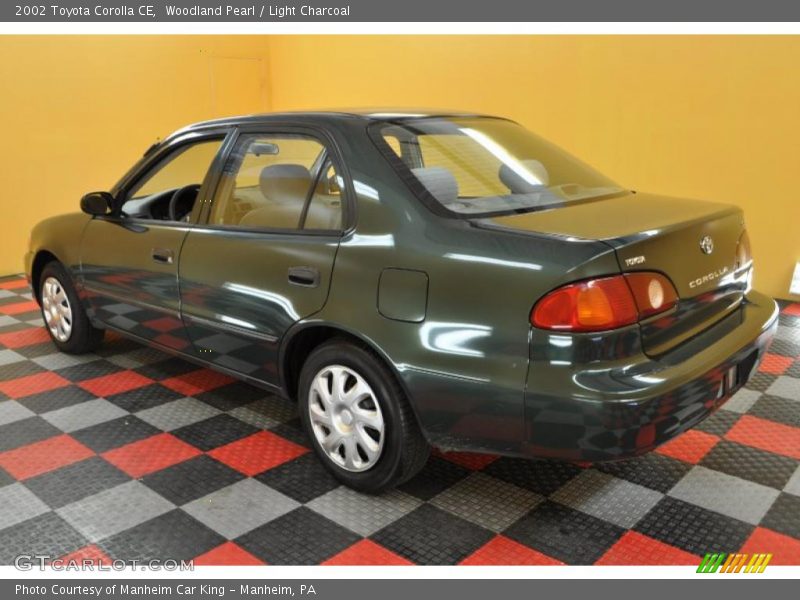 Woodland Pearl / Light Charcoal 2002 Toyota Corolla CE