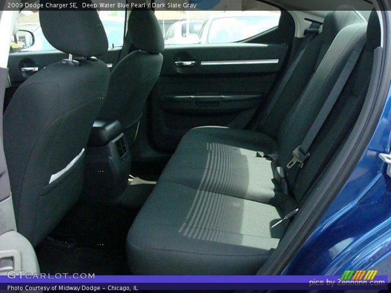 Deep Water Blue Pearl / Dark Slate Gray 2009 Dodge Charger SE