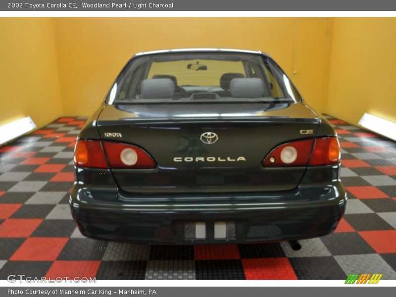 Woodland Pearl / Light Charcoal 2002 Toyota Corolla CE