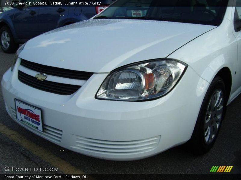 Summit White / Gray 2009 Chevrolet Cobalt LT Sedan