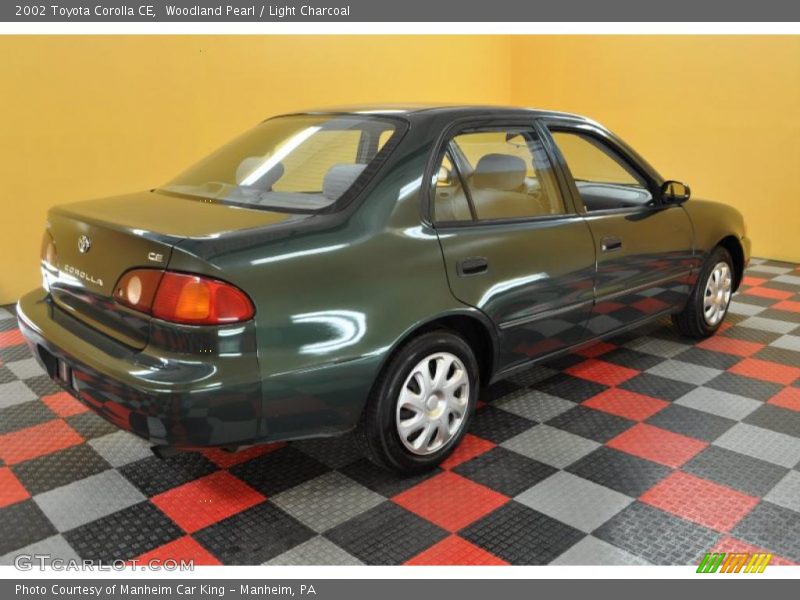 Woodland Pearl / Light Charcoal 2002 Toyota Corolla CE