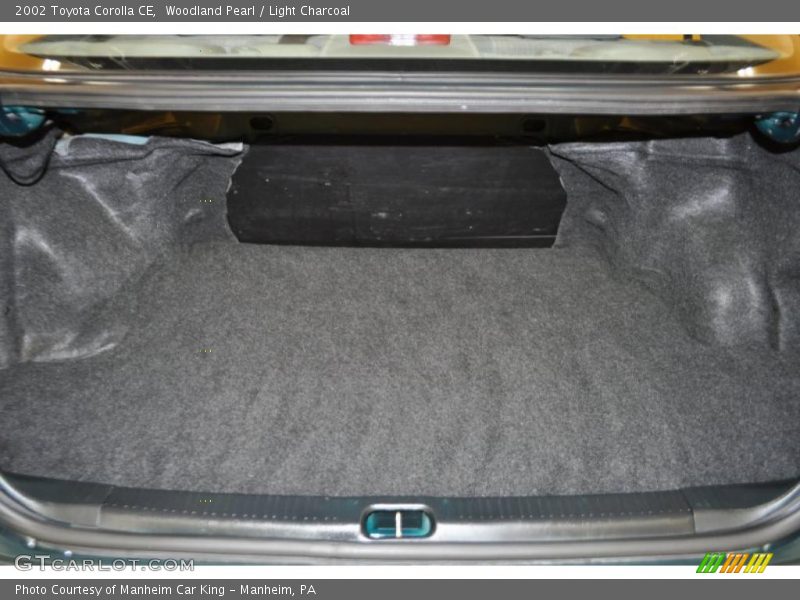 Woodland Pearl / Light Charcoal 2002 Toyota Corolla CE