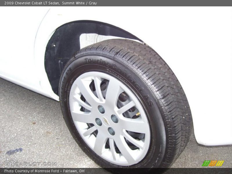 Summit White / Gray 2009 Chevrolet Cobalt LT Sedan