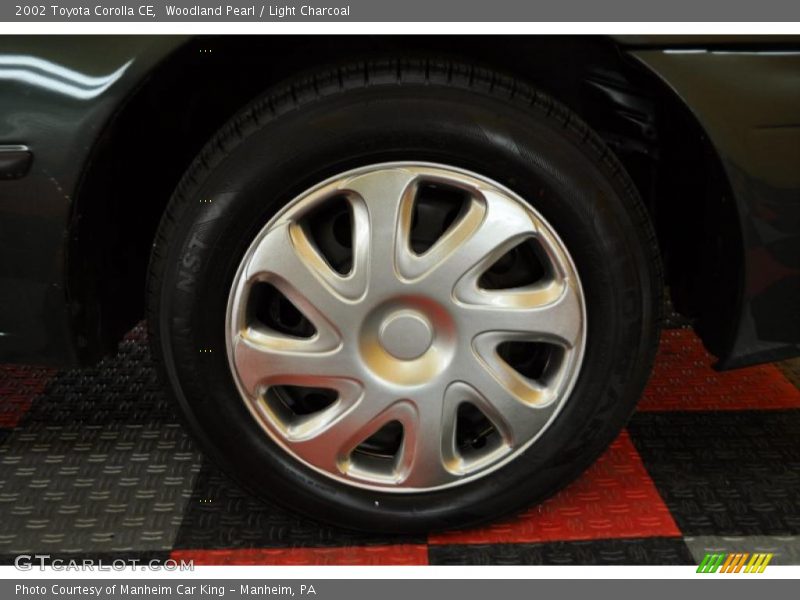 Woodland Pearl / Light Charcoal 2002 Toyota Corolla CE