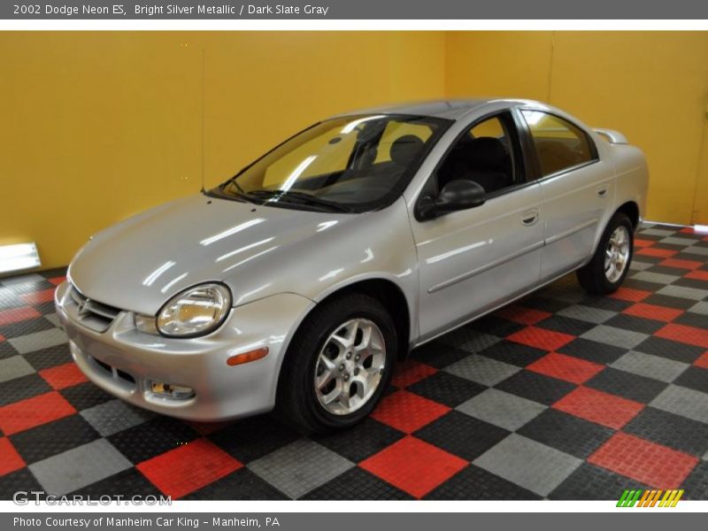 Bright Silver Metallic / Dark Slate Gray 2002 Dodge Neon ES