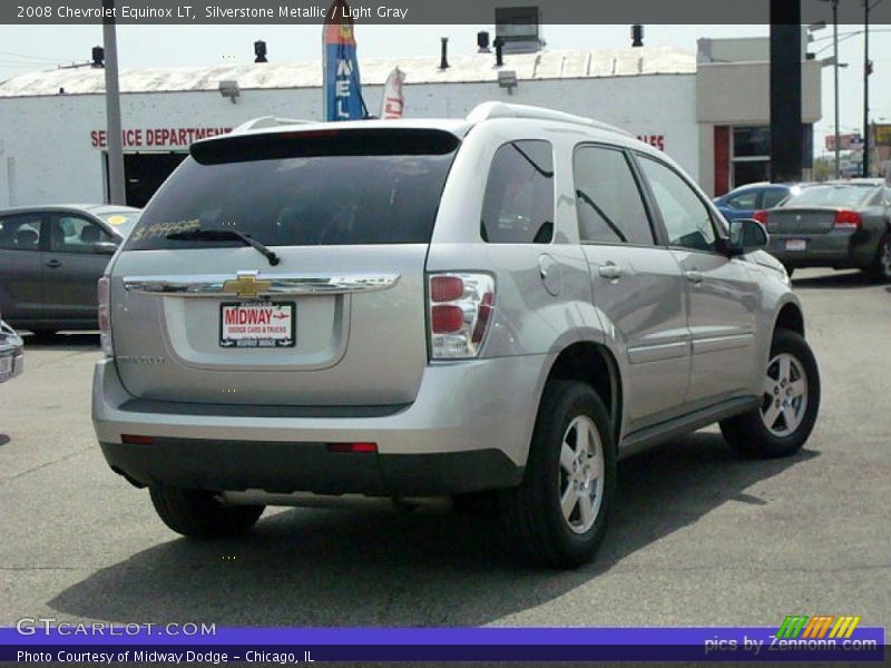 Silverstone Metallic / Light Gray 2008 Chevrolet Equinox LT