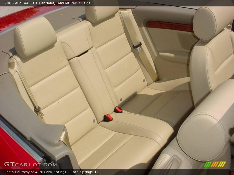 Amulet Red / Beige 2006 Audi A4 1.8T Cabriolet