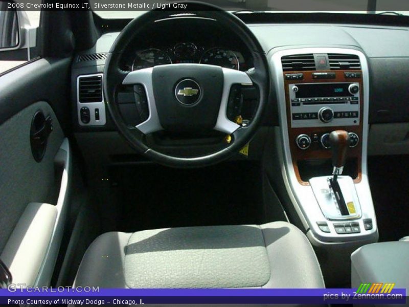 Silverstone Metallic / Light Gray 2008 Chevrolet Equinox LT