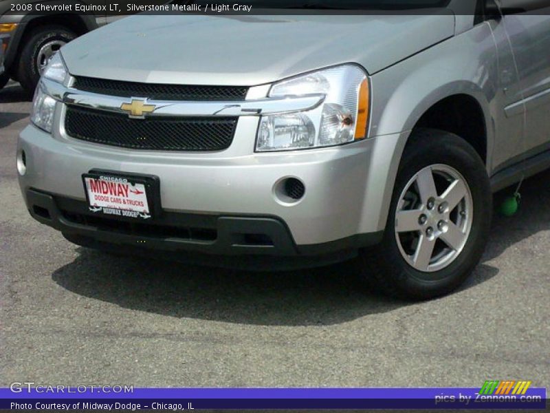 Silverstone Metallic / Light Gray 2008 Chevrolet Equinox LT