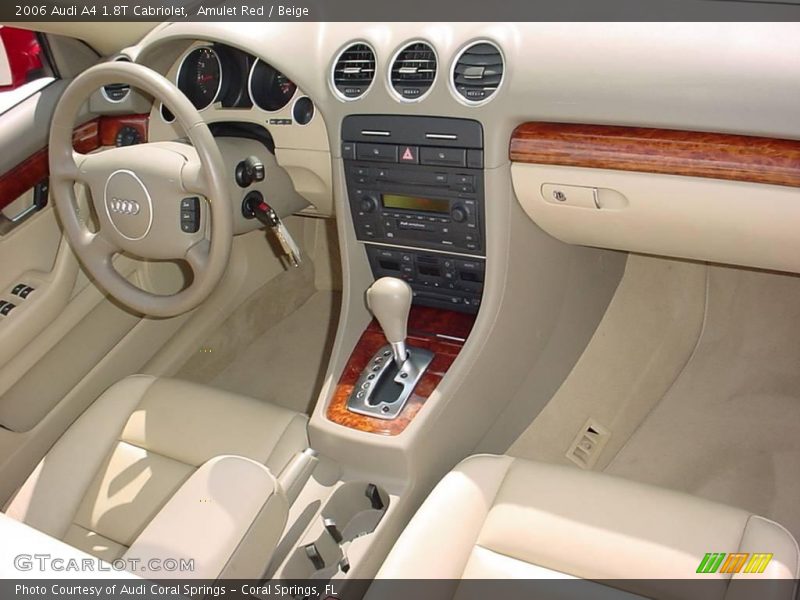 Amulet Red / Beige 2006 Audi A4 1.8T Cabriolet