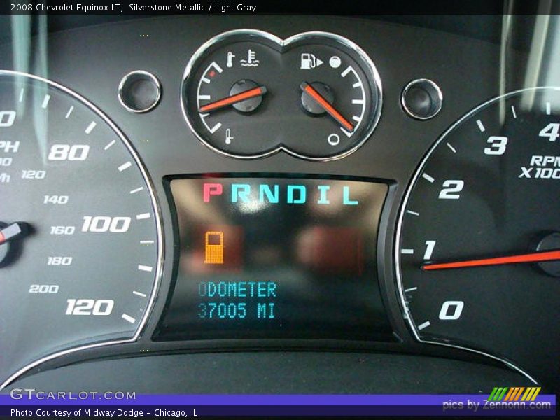 Silverstone Metallic / Light Gray 2008 Chevrolet Equinox LT