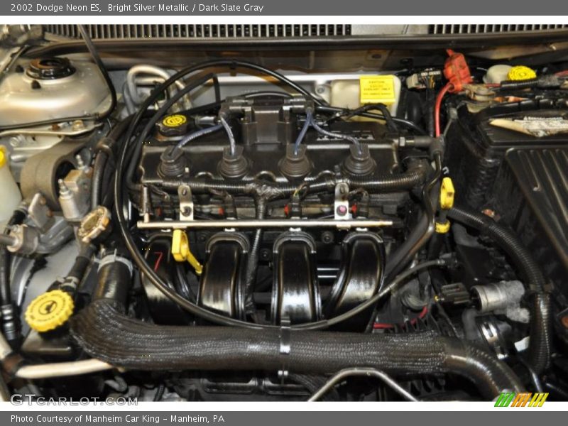 Bright Silver Metallic / Dark Slate Gray 2002 Dodge Neon ES