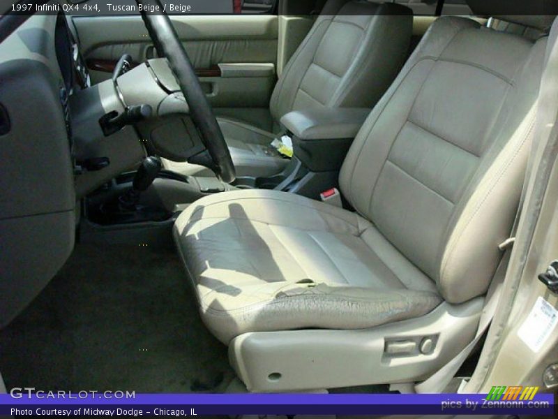 Tuscan Beige / Beige 1997 Infiniti QX4 4x4