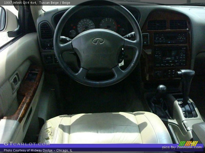 Tuscan Beige / Beige 1997 Infiniti QX4 4x4