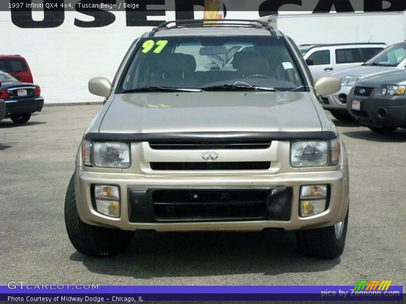 Tuscan Beige / Beige 1997 Infiniti QX4 4x4