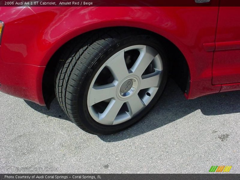Amulet Red / Beige 2006 Audi A4 1.8T Cabriolet