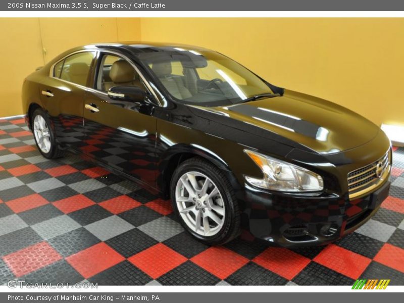 Super Black / Caffe Latte 2009 Nissan Maxima 3.5 S