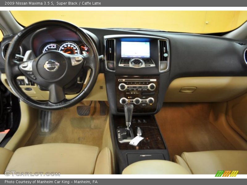Super Black / Caffe Latte 2009 Nissan Maxima 3.5 S