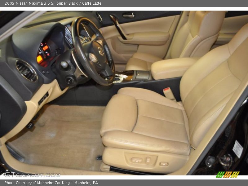 Super Black / Caffe Latte 2009 Nissan Maxima 3.5 S