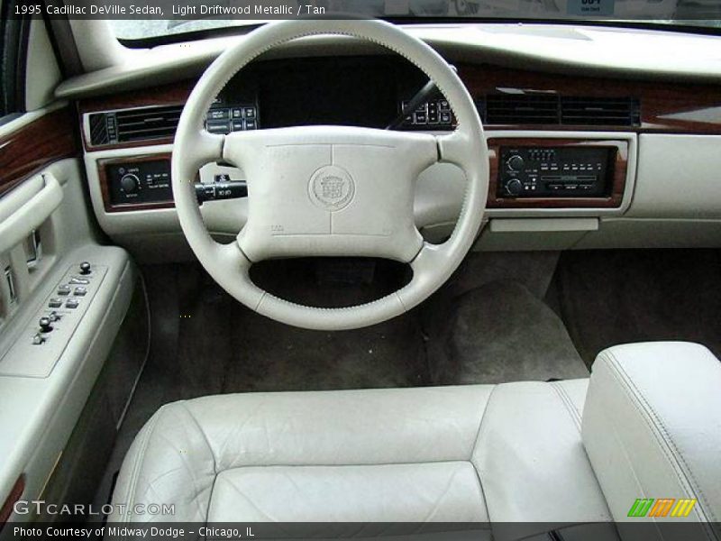 Light Driftwood Metallic / Tan 1995 Cadillac DeVille Sedan