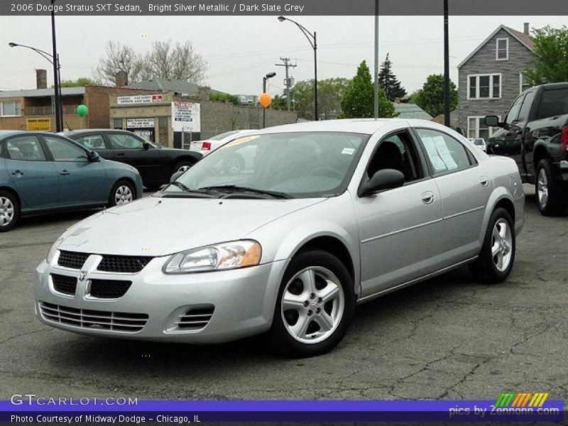 Bright Silver Metallic / Dark Slate Grey 2006 Dodge Stratus SXT Sedan