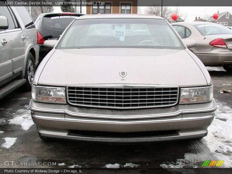 Light Driftwood Metallic / Tan 1995 Cadillac DeVille Sedan