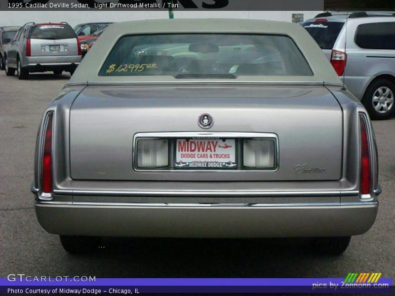 Light Driftwood Metallic / Tan 1995 Cadillac DeVille Sedan