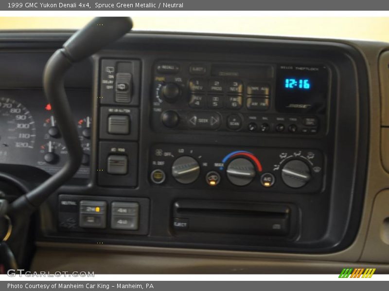 Spruce Green Metallic / Neutral 1999 GMC Yukon Denali 4x4