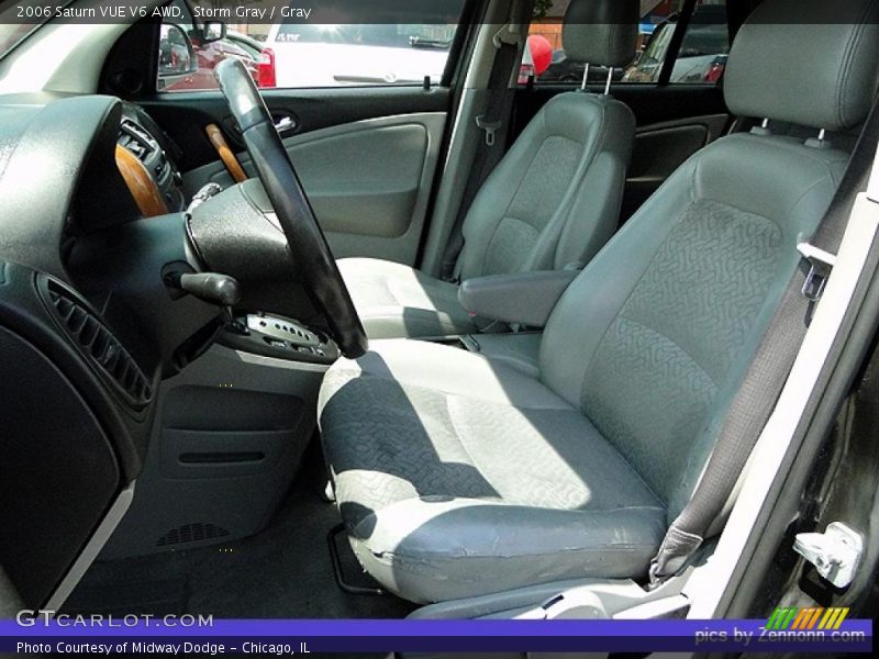 Storm Gray / Gray 2006 Saturn VUE V6 AWD