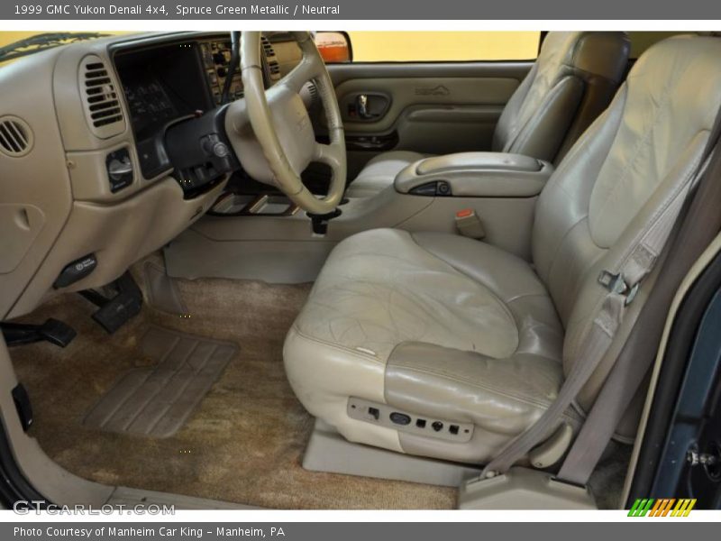 Spruce Green Metallic / Neutral 1999 GMC Yukon Denali 4x4
