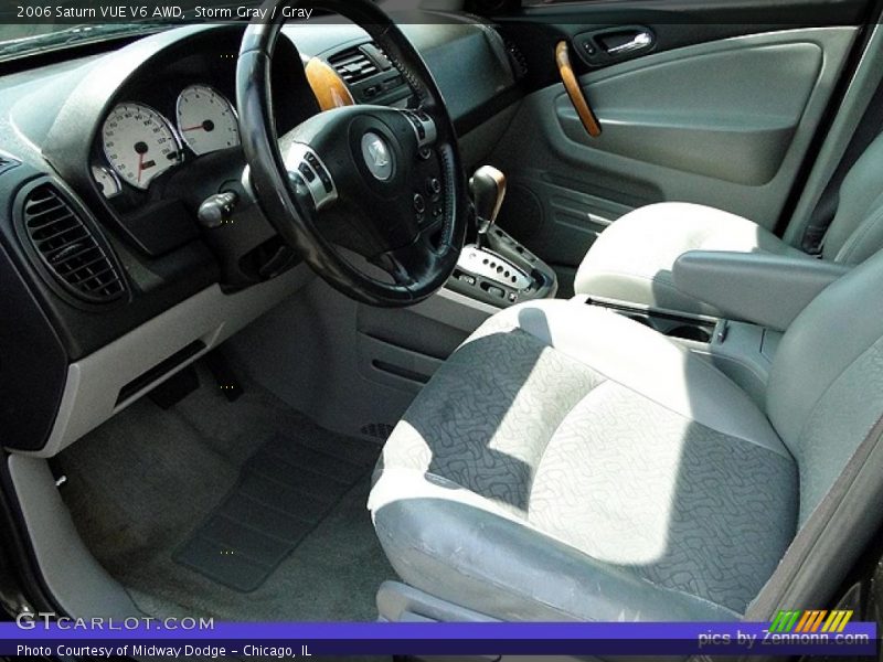 Storm Gray / Gray 2006 Saturn VUE V6 AWD