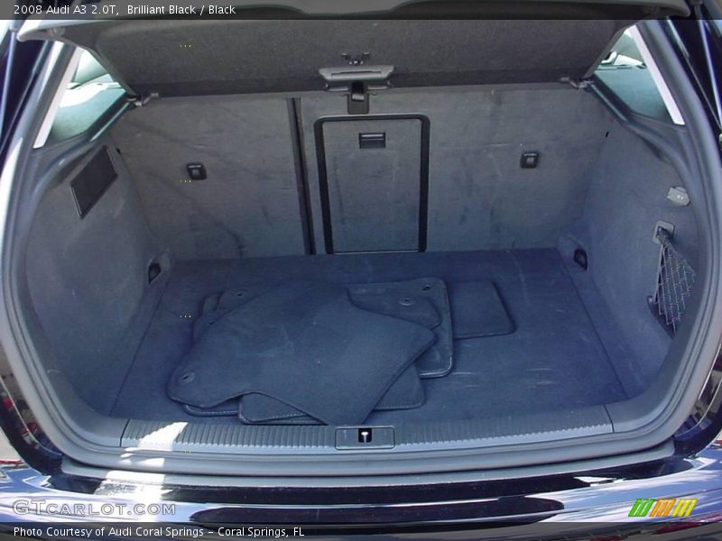 Brilliant Black / Black 2008 Audi A3 2.0T