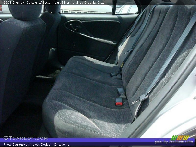 Ultra Silver Metallic / Graphite Gray 2003 Chevrolet Cavalier LS Sedan