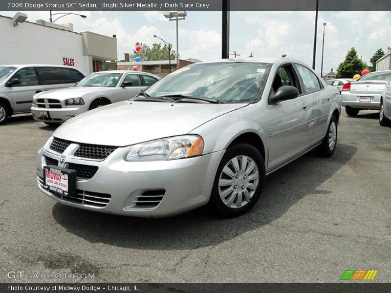 Bright Silver Metallic / Dark Slate Grey 2006 Dodge Stratus SXT Sedan