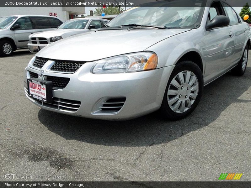 Bright Silver Metallic / Dark Slate Grey 2006 Dodge Stratus SXT Sedan