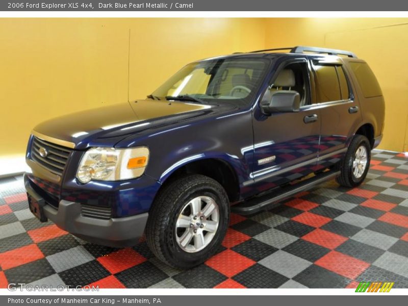 Dark Blue Pearl Metallic / Camel 2006 Ford Explorer XLS 4x4
