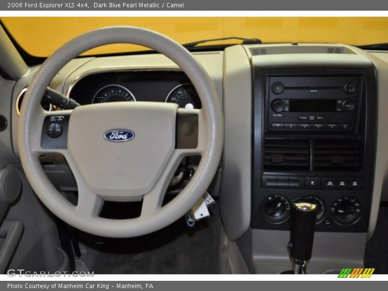 Dark Blue Pearl Metallic / Camel 2006 Ford Explorer XLS 4x4