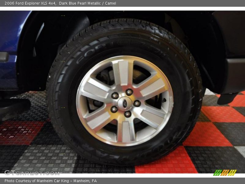 Dark Blue Pearl Metallic / Camel 2006 Ford Explorer XLS 4x4