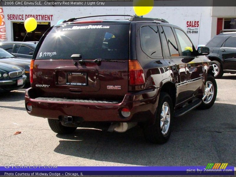 Cranberry Red Metallic / Light Gray 2006 GMC Envoy SLE