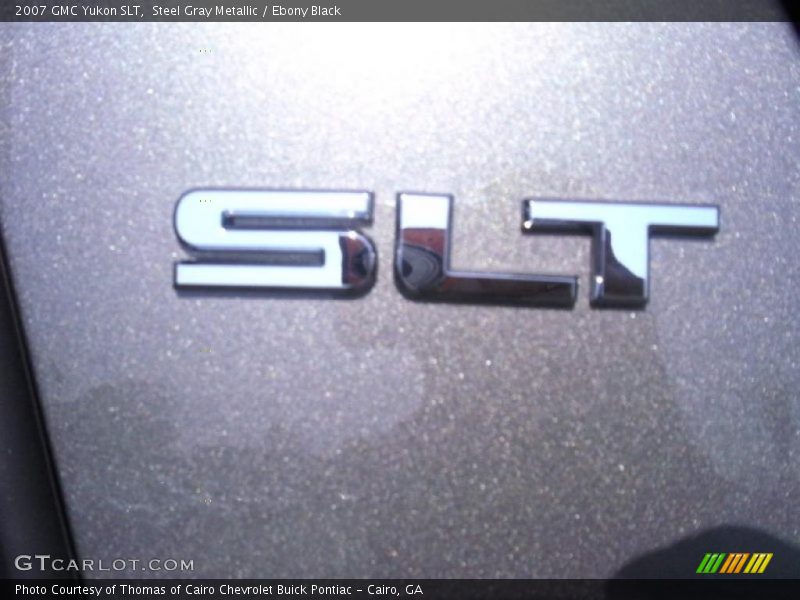 Steel Gray Metallic / Ebony Black 2007 GMC Yukon SLT