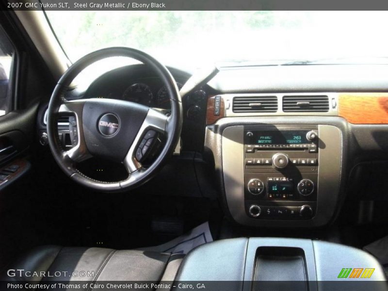 Steel Gray Metallic / Ebony Black 2007 GMC Yukon SLT