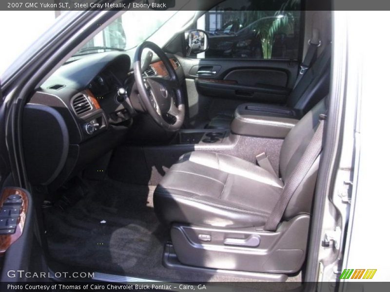 Steel Gray Metallic / Ebony Black 2007 GMC Yukon SLT