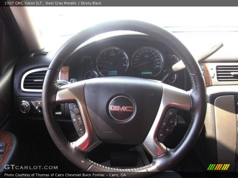 Steel Gray Metallic / Ebony Black 2007 GMC Yukon SLT